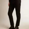 Schwarze Skinny-Jeans für Herren