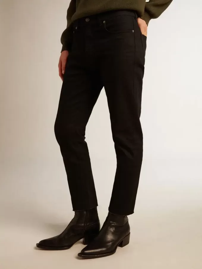 Schwarze Skinny-Jeans für Herren