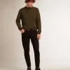 Schwarze Skinny-Jeans für Herren