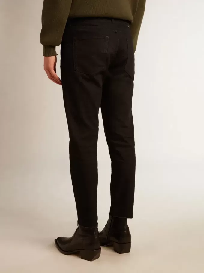 Schwarze Skinny-Jeans für Herren