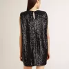 Schwarzes Paillettenkleid für Damen Schwarzes Paillettenkleid für Damen