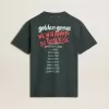 Schwarzes T-Shirt mit mehrfarbigem Aufdruck Schwarzes T-Shirt mit mehrfarbigem Aufdruck