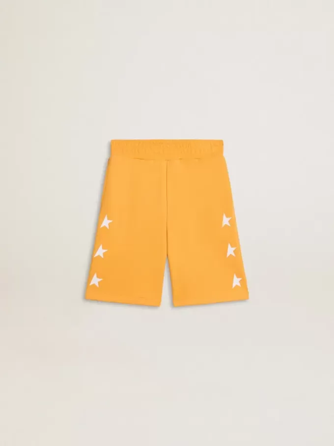 Senfgelbe Shorts für Jungen