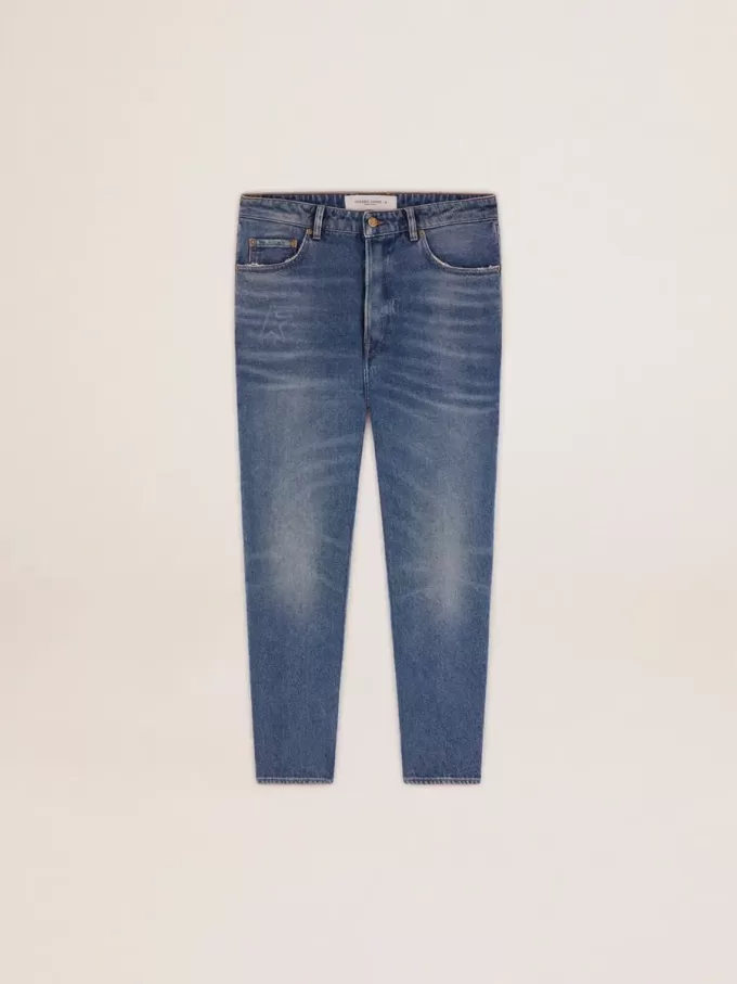 Slim Fit Jeans für Herren mit mittlerer Waschung