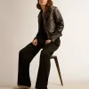 Slim-Fit-T-Shirt in Anthrazitgrau mit Used-Look