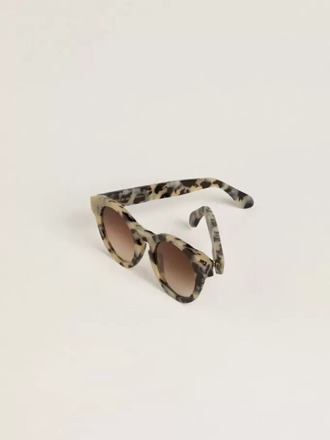 Sonnenbrille im Cameron-Stil mit Schildpattmuster