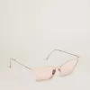 Sonnenbrille im Cat-Eye-Stil mit rosa Rahmen und Gläsern