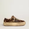 Herren-Space-Star aus Ponyfell mit Animal-Print und Lammfellfutter Herren-Space-Star aus Ponyfell mit Animal-Print und Lammfellfutter