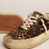 Herren-Space-Star aus Ponyfell mit Animal-Print und Lammfellfutter Herren-Space-Star aus Ponyfell mit Animal-Print und Lammfellfutter