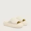 Herren-Slip-Ons „Space-Star Slide” aus weißem Leder Herren-Slip-Ons „Space-Star Slide” aus weißem Leder