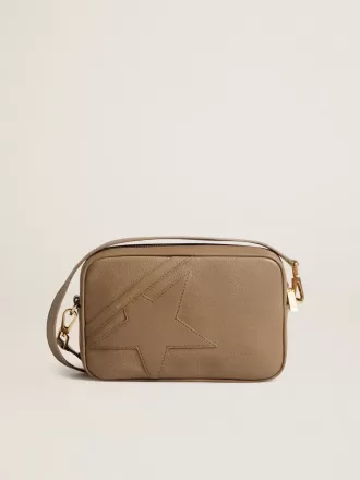 Star Bag aus salbeigrünem Leder mit ton-in-ton Stern