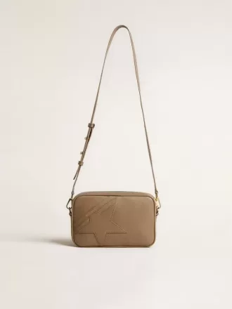 Star Bag aus salbeigrünem Leder mit ton-in-ton Stern