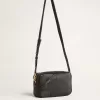 Star Bag aus schwarzem Leder mit ton-in-ton Stern