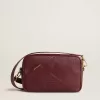 Star Bag aus weinrotem Leder mit farblich abgestimmtem Stern