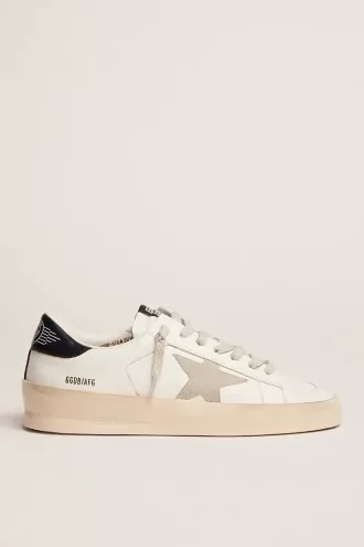 Stardan für Damen mit eisgrauem Wildlederstern und blauer Fersenlasche