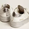 Stardan Sneakers mit silbermetallischem Lederstern und Fersenlasche Stardan Sneakers mit silbermetallischem Lederstern und Fersenlasche