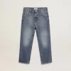 Stretchjeans für Jungen in blauem Denim