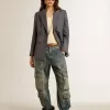 Super-Star für Damen aus hellrosa Wildleder mit Wildlederstern und platinfarbenem Fersenriemen
