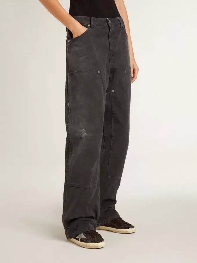 Super-Star für Damen aus Wildleder und Swarovski-Kristallen mit silbernem Stern