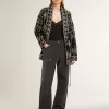 Super-Star für Damen aus Wildleder und Swarovski-Kristallen mit silbernem Stern