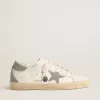 Super-Star für Damen mit silbernem Swarovski-Kristallstern und Fersenlasche Super-Star für Damen mit silbernem Swarovski-Kristallstern und Fersenlasche