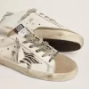 Super-Star für Damen mit Zebra-Print und Ponyfell-Stern