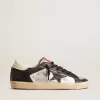Super-Star LTD aus Metallic-Leder mit schwarzem Lederstern und Einsätzen