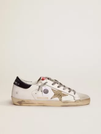 Super-Star LTD für Damen mit blauer Fersenlasche und Swarovski-Kristallstern