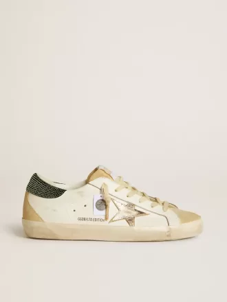 Super-Star LTD für Damen mit Lederstern und Fersenkappe mit Swarovski-Kristallen