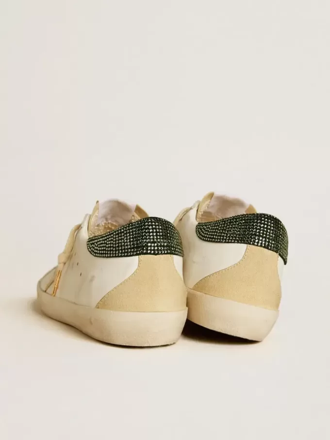 Super-Star LTD für Damen mit Lederstern und Fersenkappe mit Swarovski-Kristallen
