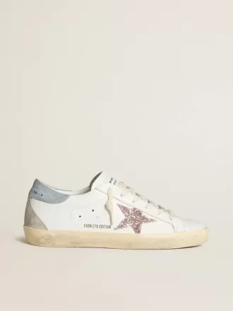 Super-Star LTD für Damen mit mehrfarbigem Glitzerstern und Fersenlasche aus Wildleder