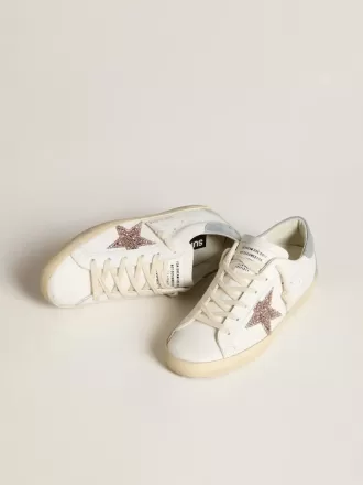 Super-Star LTD für Damen mit mehrfarbigem Glitzerstern und Fersenlasche aus Wildleder