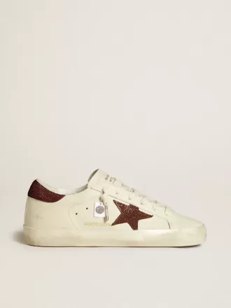 Super-Star LTD für Damen mit Wildlederstern und Fersenlasche mit Swarovski-Kristallen