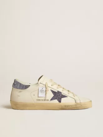 Super-Star LTD für Damen mit Wildlederstern und Fersenlasche mit Swarovski-Kristallen