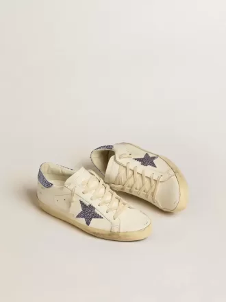 Super-Star LTD für Damen mit Wildlederstern und Fersenlasche mit Swarovski-Kristallen