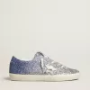 Super-Star LTD in mehrfarbigem Glitzer mit silbernem Metallic-Lederstern