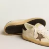 Super-Star LTD mit laminiertem Lederstern und schwarzer Glitzer-Fersenlasche