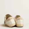 Super-Star-Sneaker für Herren mit braunem Wildlederstern und rosa Fersenlasche