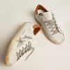 Super-Star-Sneaker für Herren mit Stern aus Wildleder und brauner Fersenlasche