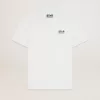 T-Shirt aus der White Star Collection mit kontrastierendem schwarzem Logo und Stern T-Shirt aus der White Star Collection mit kontrastierendem schwarzem Logo und Stern