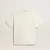T-Shirt in Altweiß mit umgekehrtem Logo auf der Rückseite – Jersey Capsule