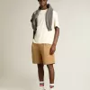 T-Shirt in Altweiß mit umgekehrtem Logo auf der Rückseite – Jersey Capsule