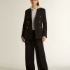 True-Star für Damen aus pastellrosa Wildleder mit silbernem Stern und Fersenlasche