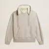 Unisex-Kapuzenpullover aus Baumwolle mit Aufdruck auf der Rückseite Unisex-Kapuzenpullover aus Baumwolle mit Aufdruck auf der Rückseite