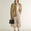 Unisex-Steppjacke in Khaki-Tönen