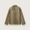 Unisex-Steppjacke in Khaki-Tönen