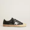 V-Star LTD aus blauem Leder mit silbermetallicfarbenem Lederstern