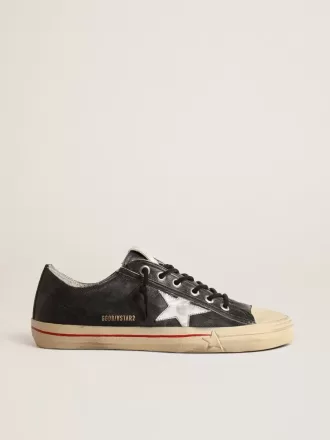 V-Star LTD aus blauem Leder mit silbermetallicfarbenem Lederstern