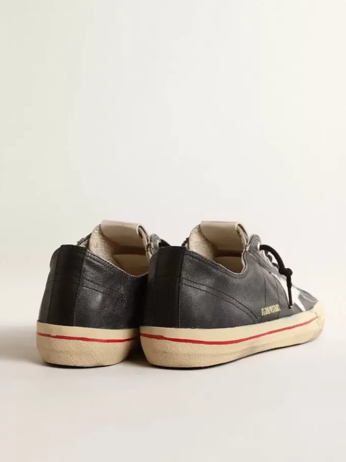 V-Star LTD aus blauem Leder mit silbermetallicfarbenem Lederstern