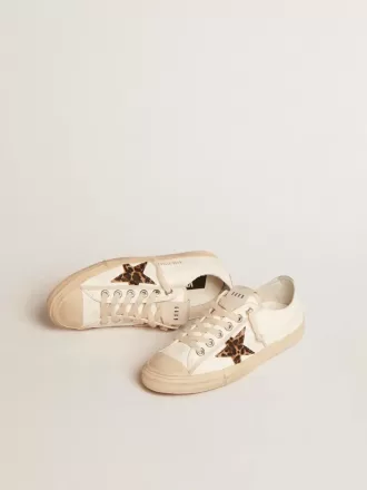 V-Star LTD aus Nappaleder mit Stern aus Ponyfell und silberner Fersenlasche
